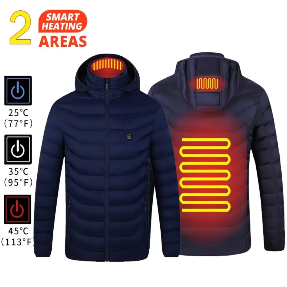 LEOSOXSCN Heated Jacket Vest USB Self Heating for Men and Women