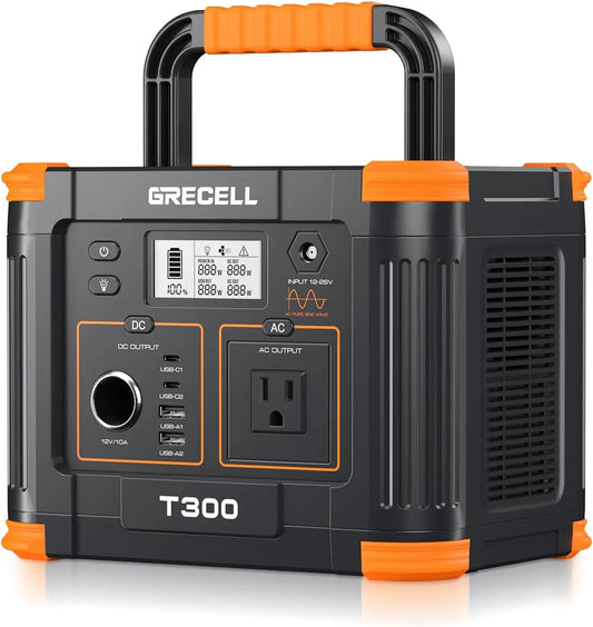 Portable Power Station 230Wh Solar Generator 330W Output