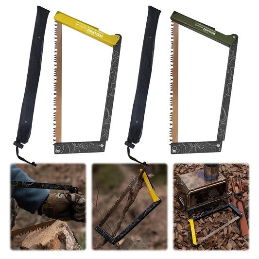 Folding Camp Saw Aluminum Alloy With Storage Bag For Camping
