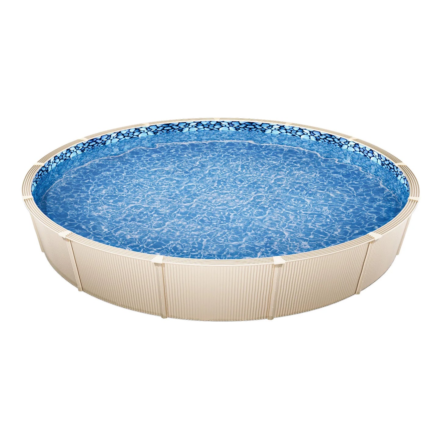 Round Pool Liner Unibead Style Durable Vinyl Aboveground Pools