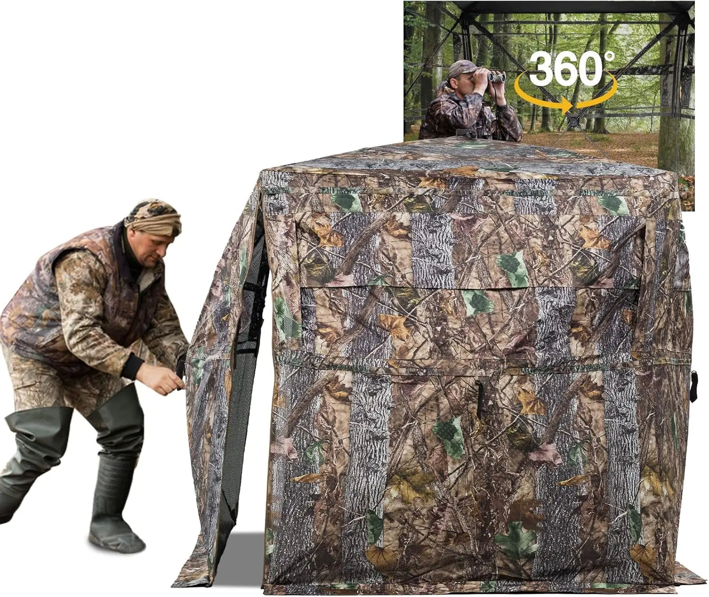 Hign Concerned Chemical Hunting Blind See Through Ground