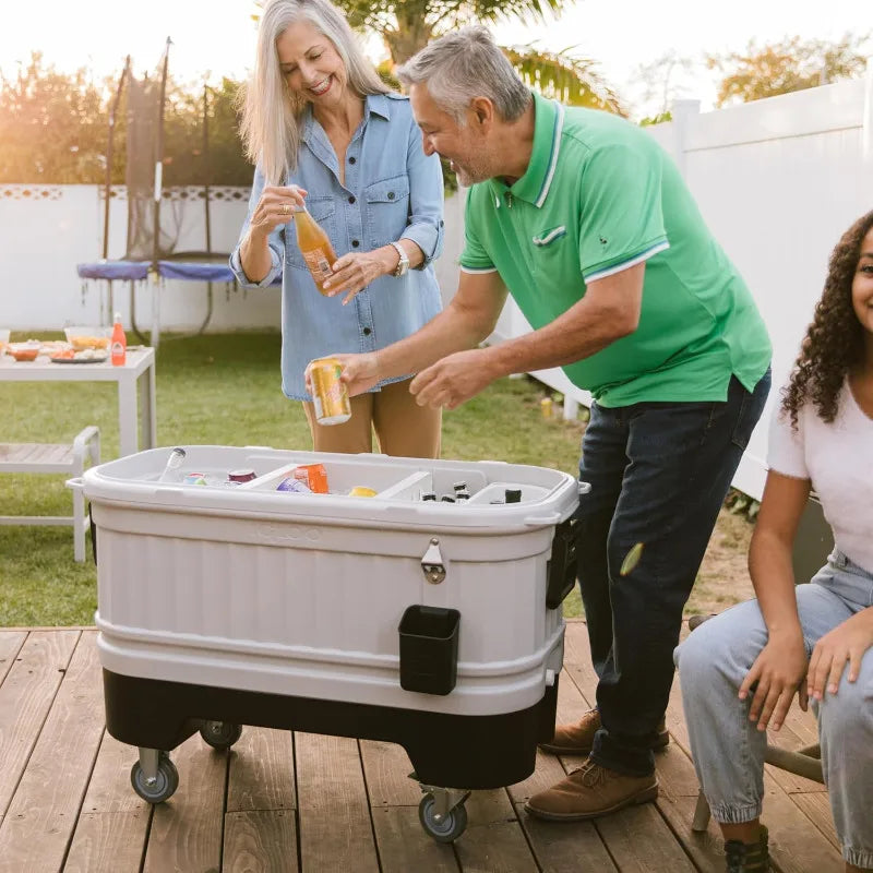 YTYIN Insulated Portable Hard Shell Ice Chest Cooler