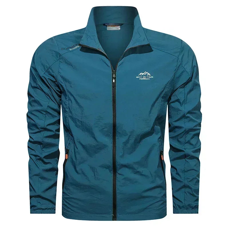 UPF100 Windbreaker For Men Lightweight Breathable Jacket