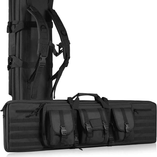 Hignconcerned Tactical Double Rifle Bag Lockable Zipper