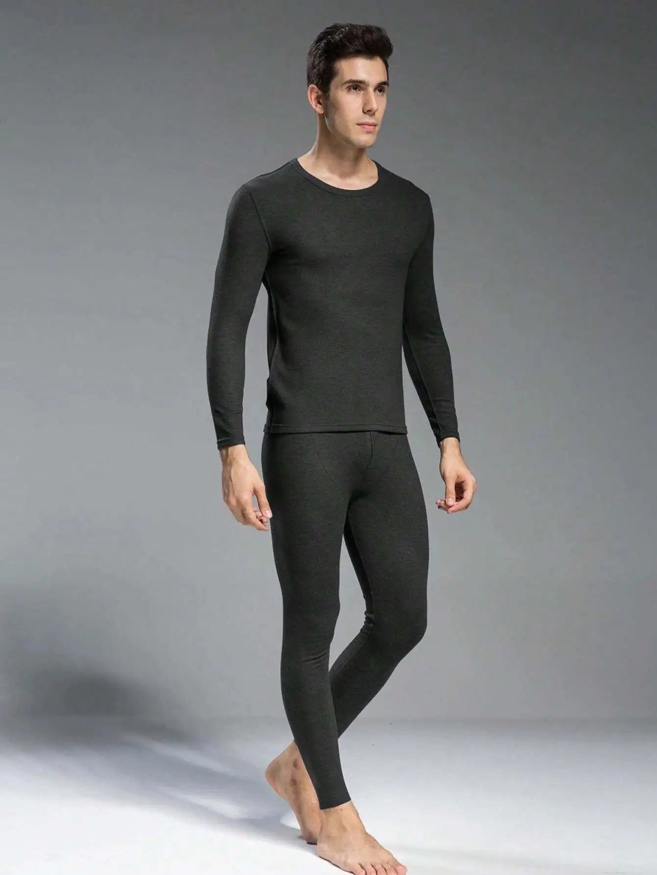Thermal Underwear Set Cold Weather Two Piece Polyester