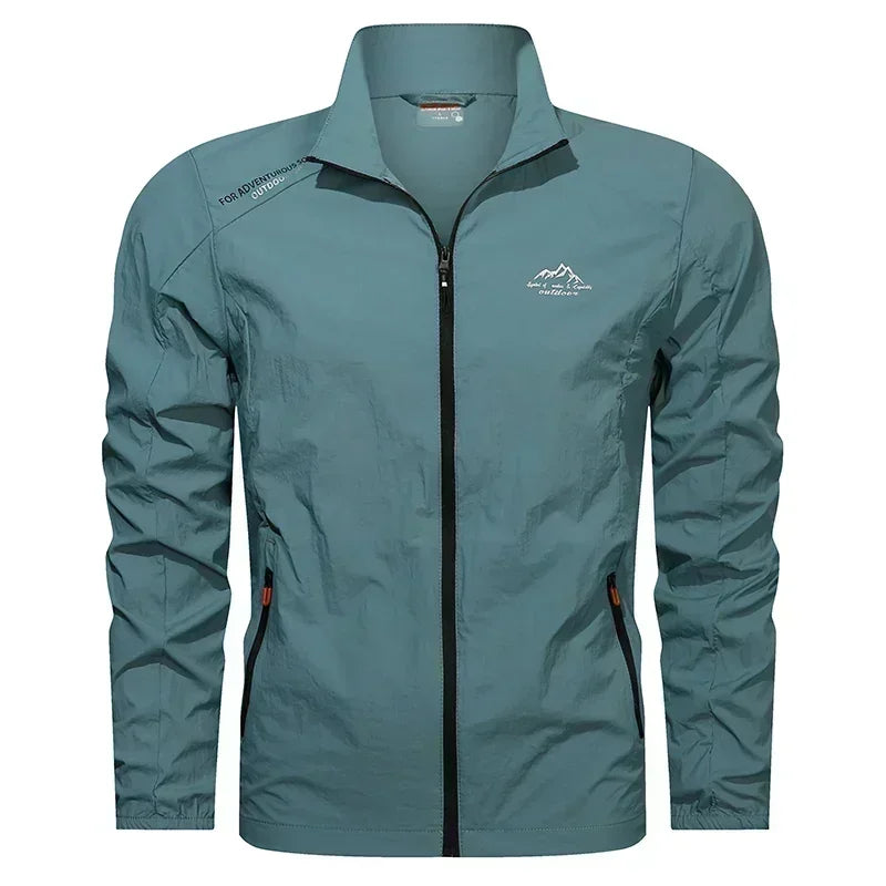 UPF100 Windbreaker For Men Lightweight Breathable Jacket