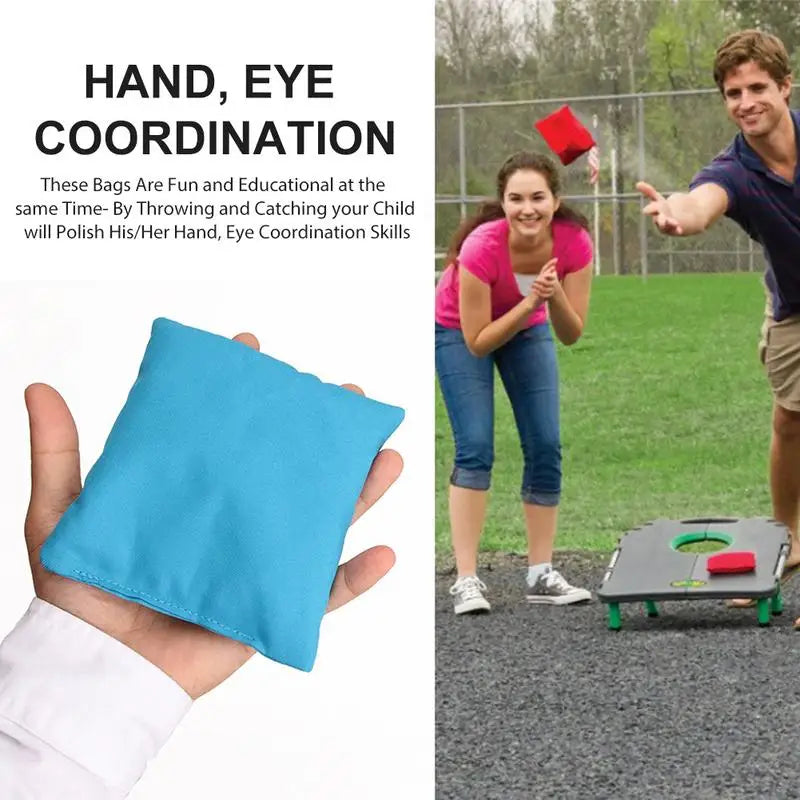 Durable Oxford Cloth Cornhole Bean Bags Set For Outdoor Games