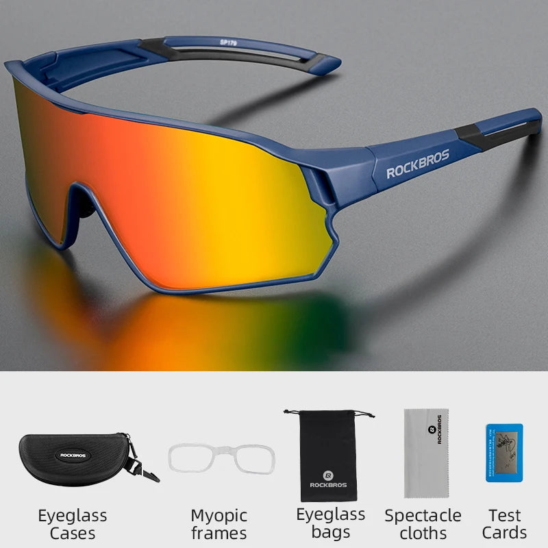 ROCKBROS Cycling Glasses UV400 Polarized Unisex Eyewear