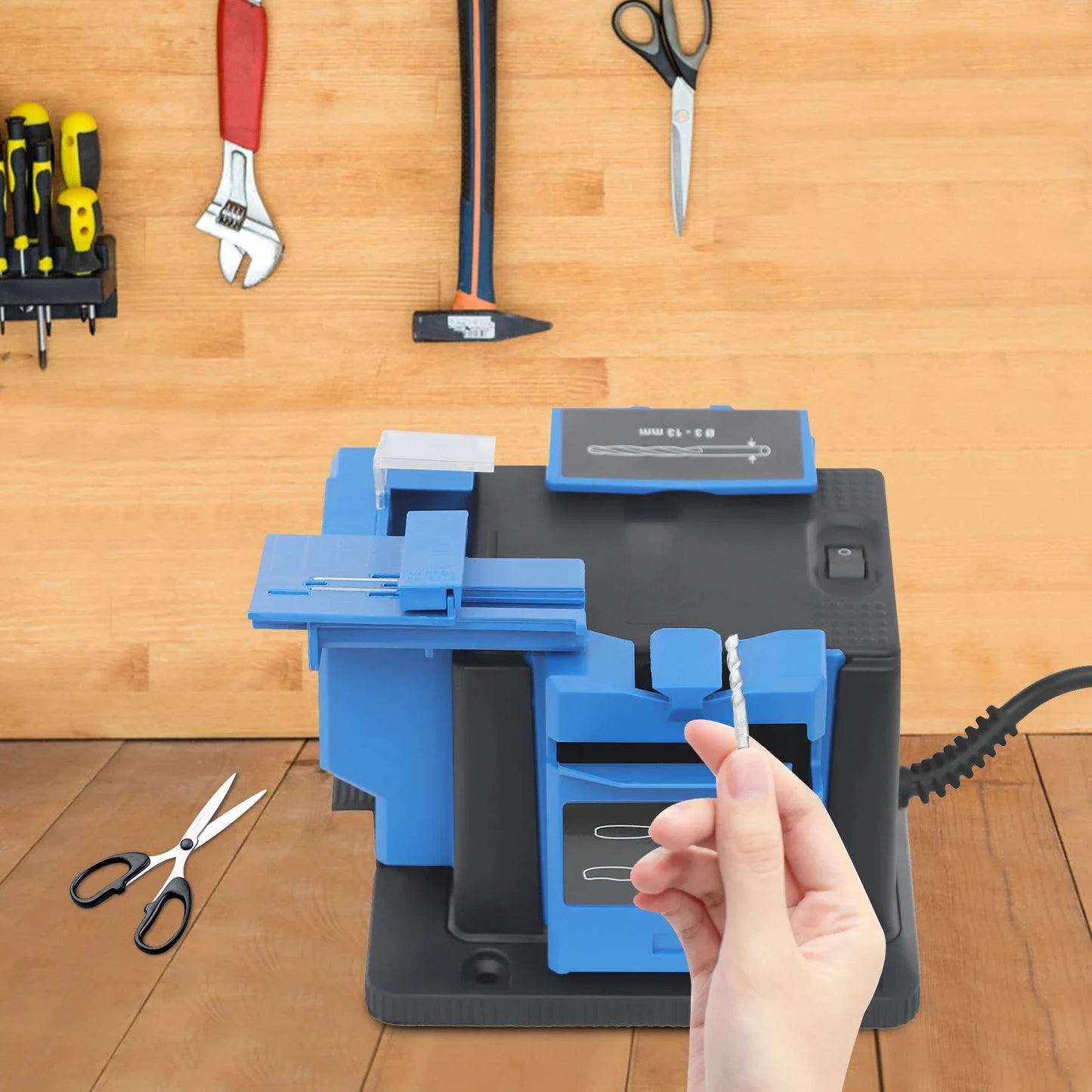 NONEDIY Drill Bit Grinding Machine Electric Sharpener 110V