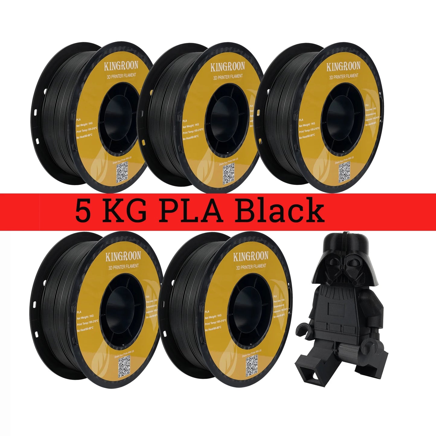 Kingroon PLA Filament 1.75mm For 3D Printers High Quality
