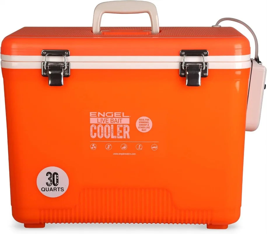 YTYIN Minnow Bait Cooler Box With Aerator Pump Portable