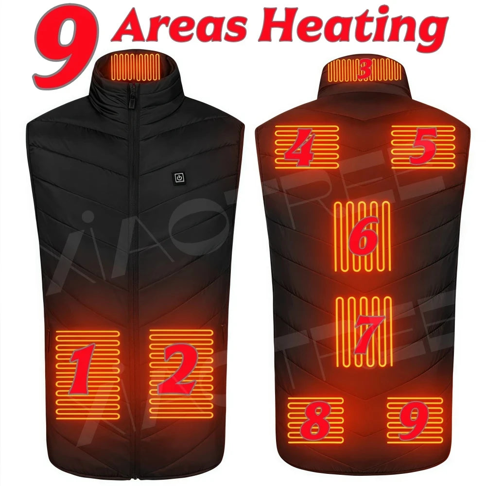 XIAOTREECN Heated Vest USB Electric Warmer for Men Women Camping
