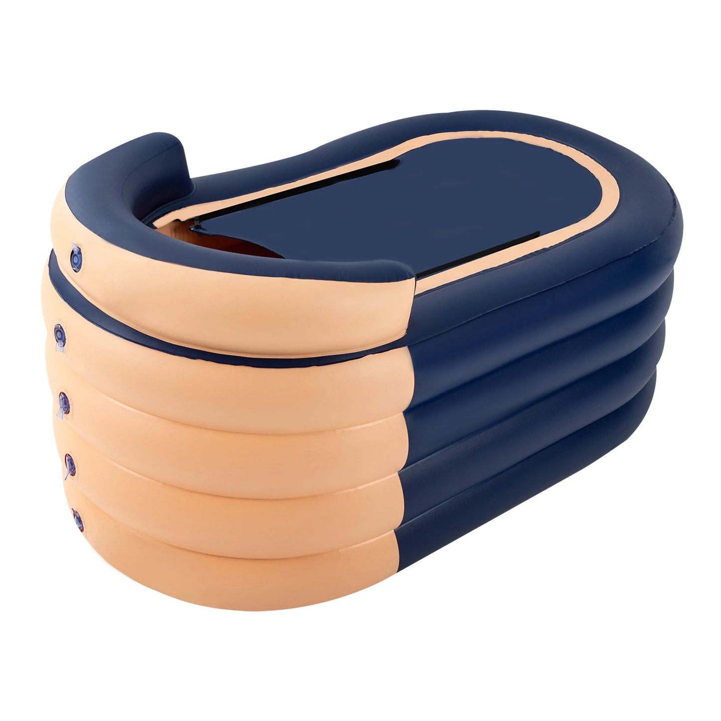 Hign-concerned Large Inflatable Pool 220 Lb Capacity With Ergonomic Backrest