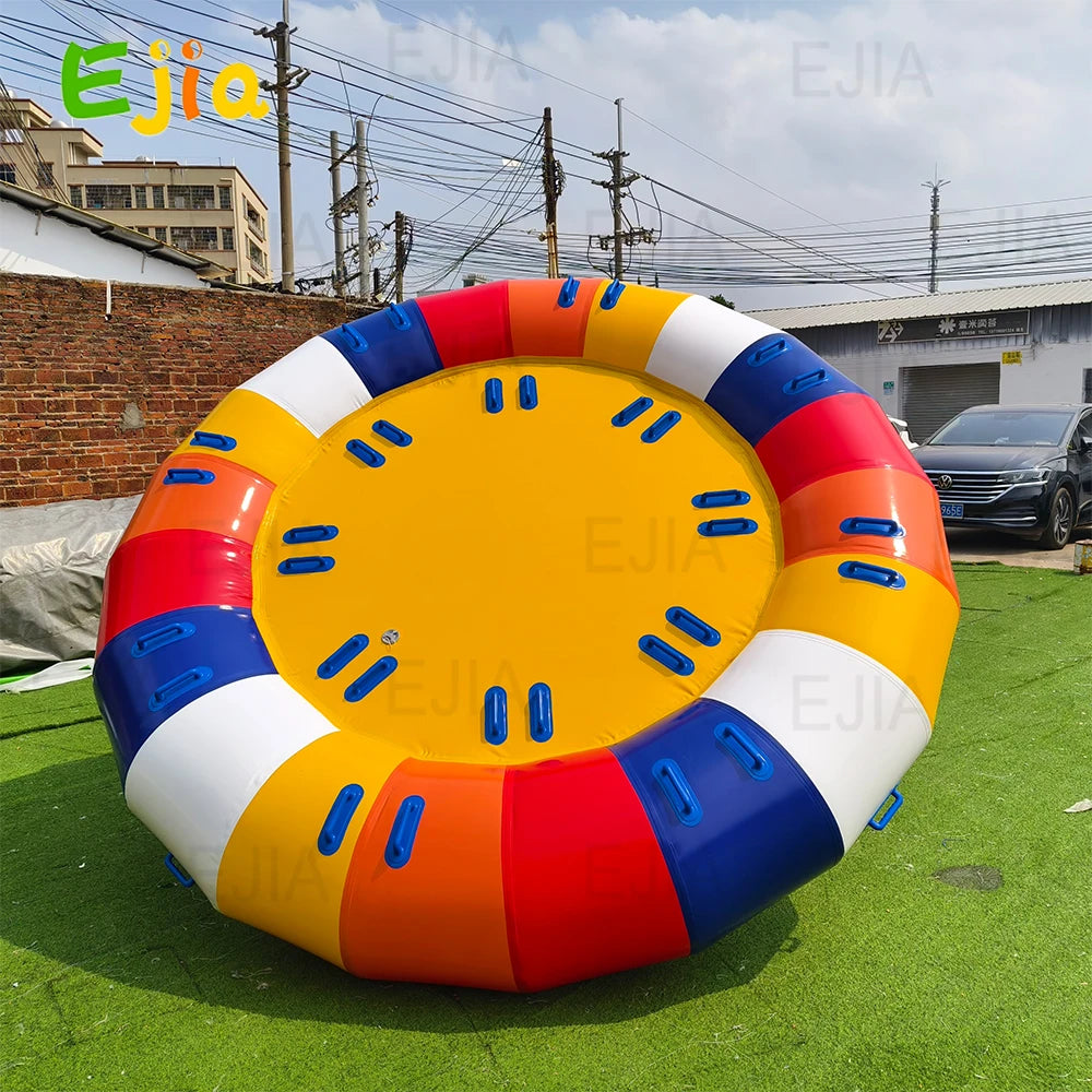 Ejia Outdoor Water Disco Boat Inflatable Towable Tube