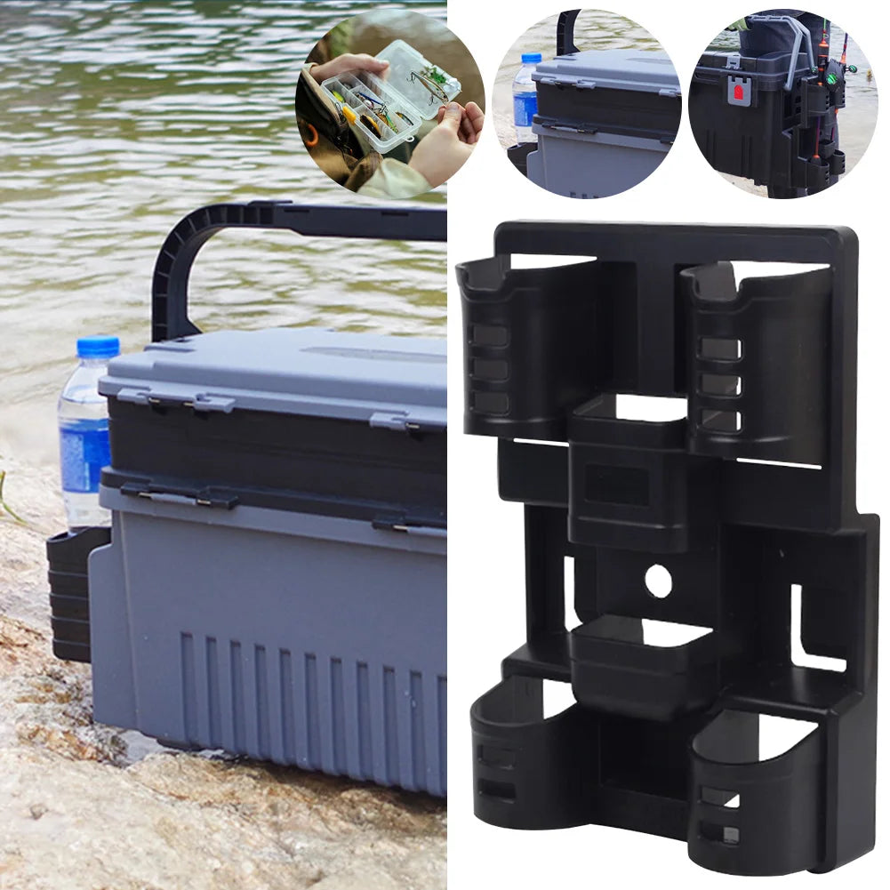 Shunmaii 3 In 1 Rod Stand Cup Holder Fishing Rod Rack