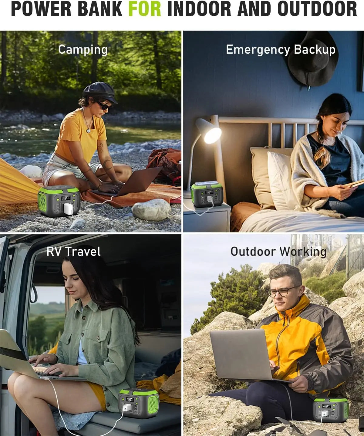 SinKeu Portable Power Station 600W Solar Generator