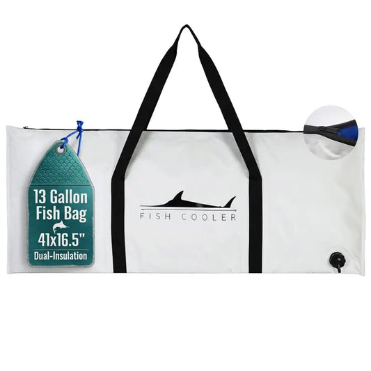 XMSJ Insulated Fish Cooler Bag For Kayak Fishing Gear