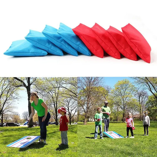 Durable Oxford Cloth Cornhole Bean Bags Set For Outdoor Games