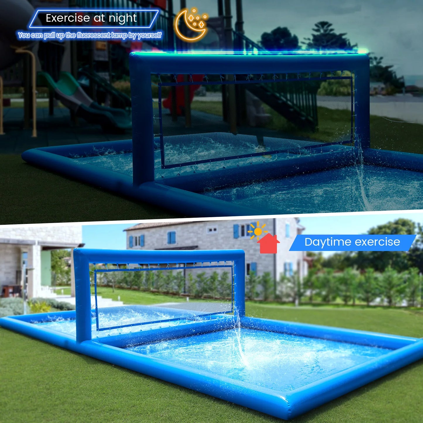RTS Inflatable Volleyball Court Outdoor Pool Game Play