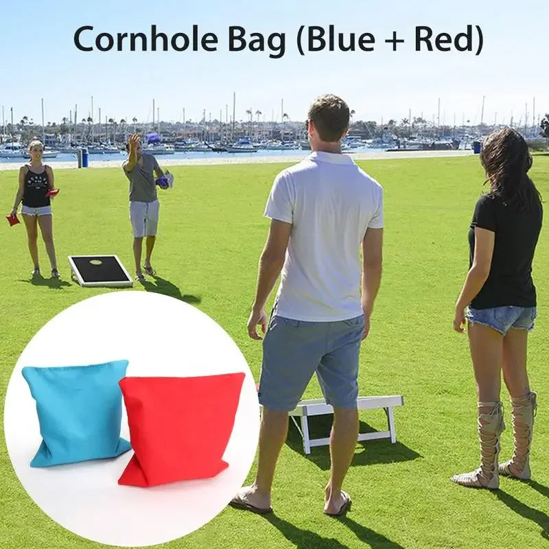 Durable Oxford Cloth Cornhole Bean Bags Set For Outdoor Games