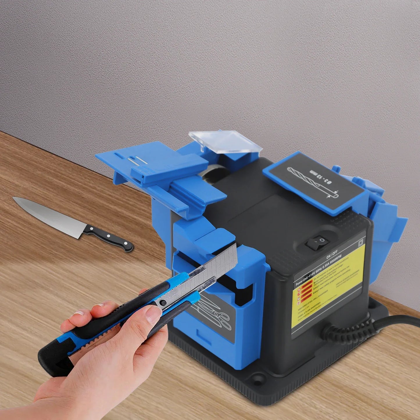NONEDIY Drill Bit Grinding Machine Electric Sharpener 110V