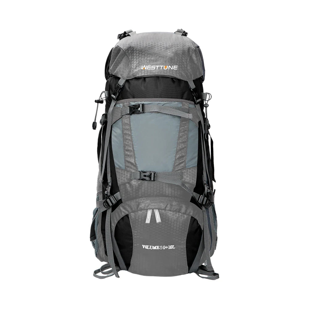 WEST TUNE Explorer Internal Frame Backpack With Rain Cover