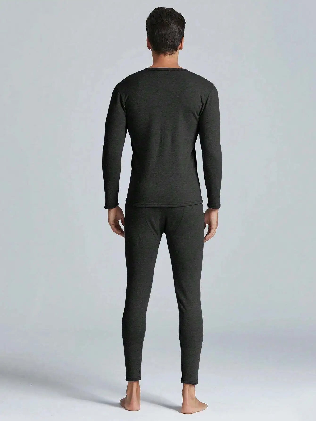 Thermal Underwear Set Cold Weather Two Piece Polyester