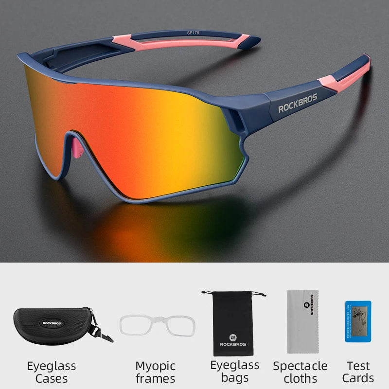 ROCKBROS Cycling Glasses UV400 Polarized Unisex Eyewear