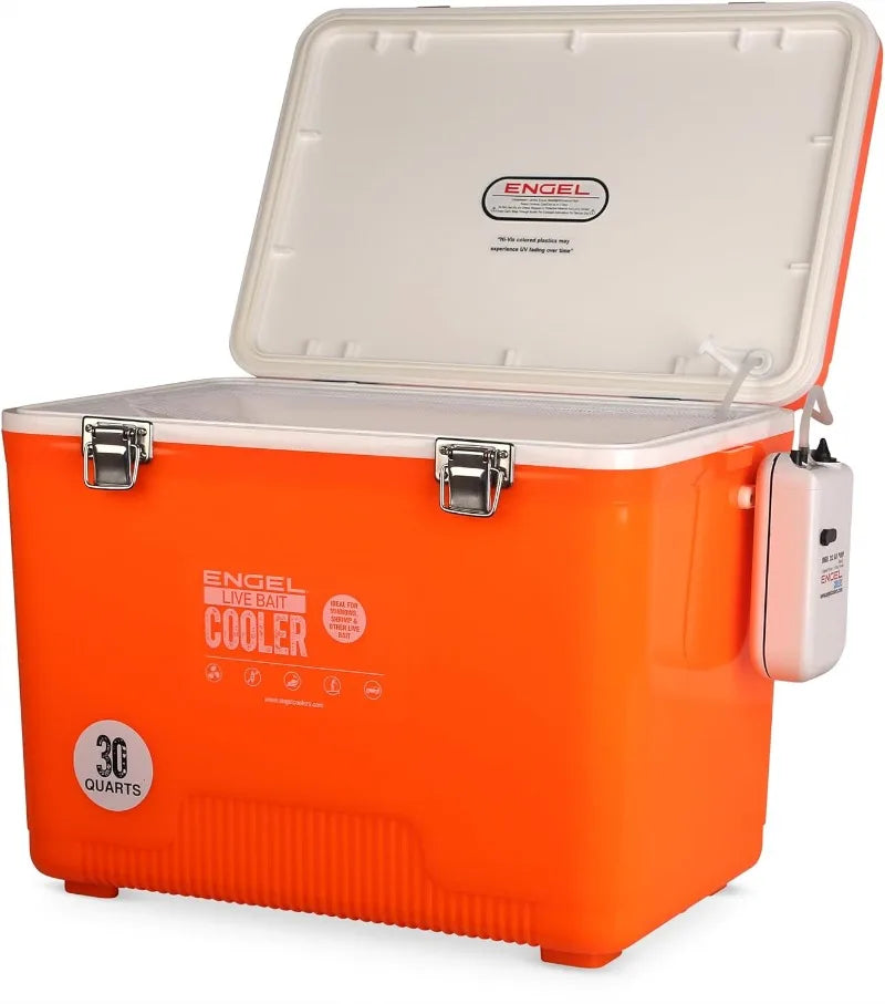 YTYIN Minnow Bait Cooler Box With Aerator Pump Portable
