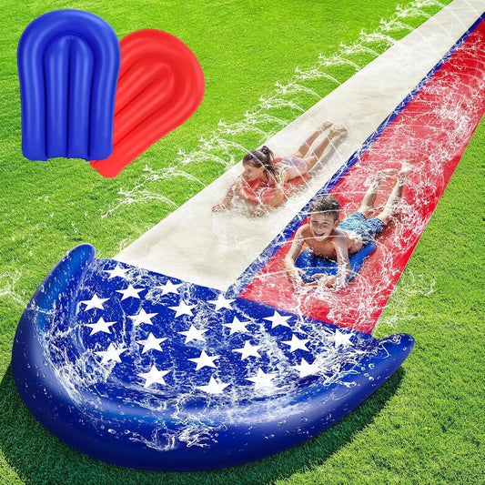 Giant Inflatable Water Slide With Sprinklers For Kids Backyard
