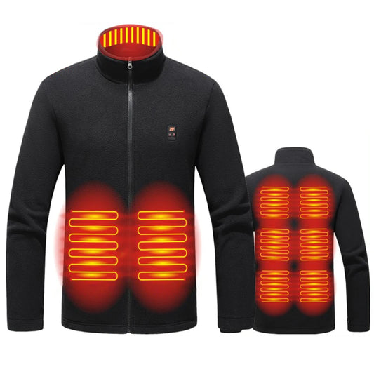 NONECN Heated Coat USB Charging Jacket Three Heat Levels