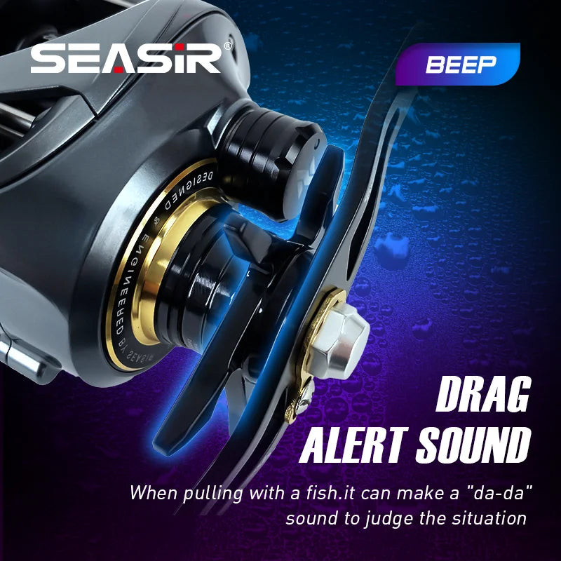 SeaSir Cast X Baitcasting Reel 7 To 1 Gear Aluminum
