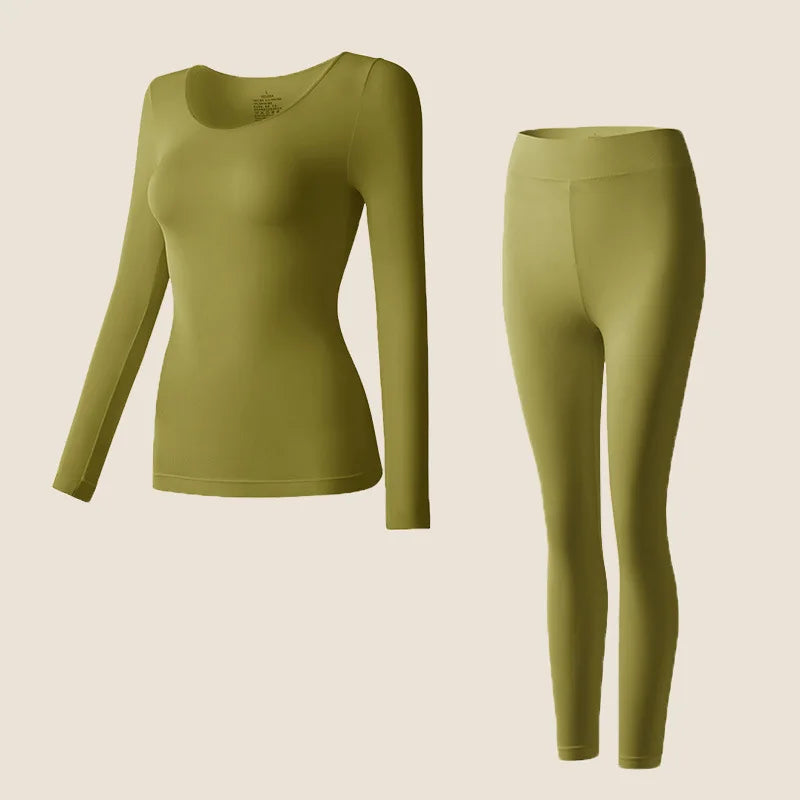 NONECN Womens Thermal Long Sleeve Bottoming Shirt Top