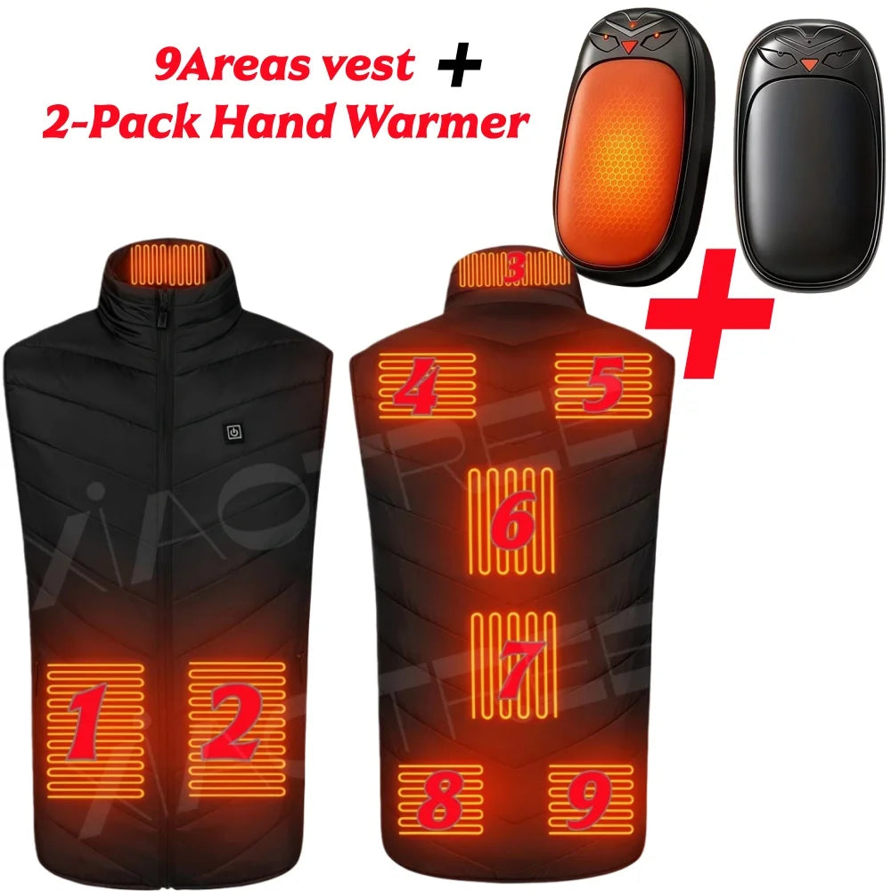 XIAOTREECN Heated Vest USB Electric Warmer for Men Women Camping