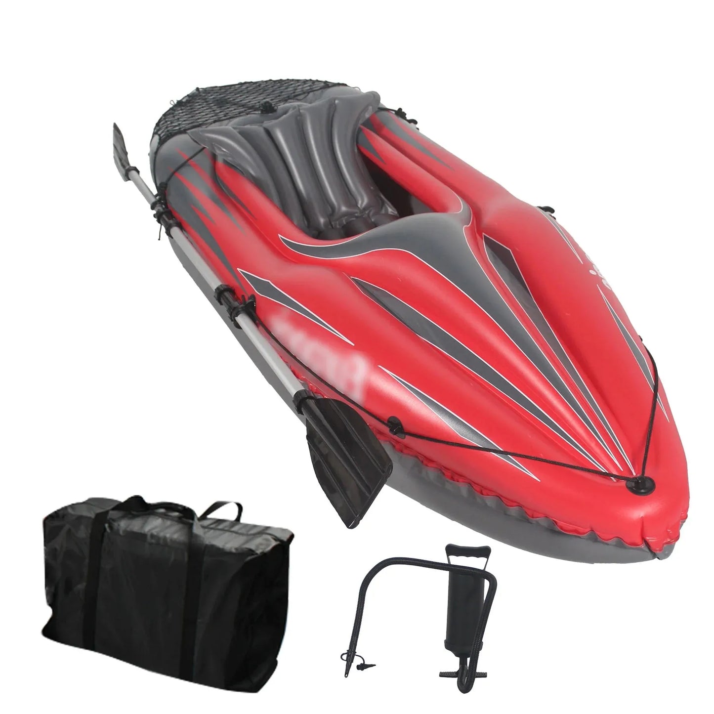 HHSJZWCY Inflatable Single Person Kayak for Lakes and Rivers