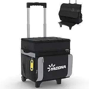 Rolling Cooler with Wheels and Handle 29L Insulated