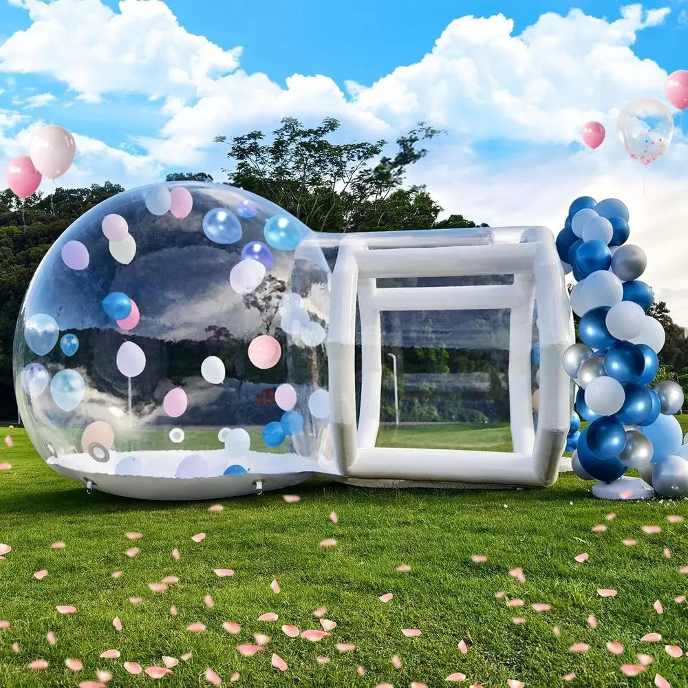ZHUXIANG Inflatable Bubble Dome With Tunnel And Air Blower