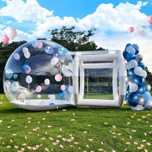 ZHUXIANG Inflatable Bubble Dome With Tunnel And Air Blower