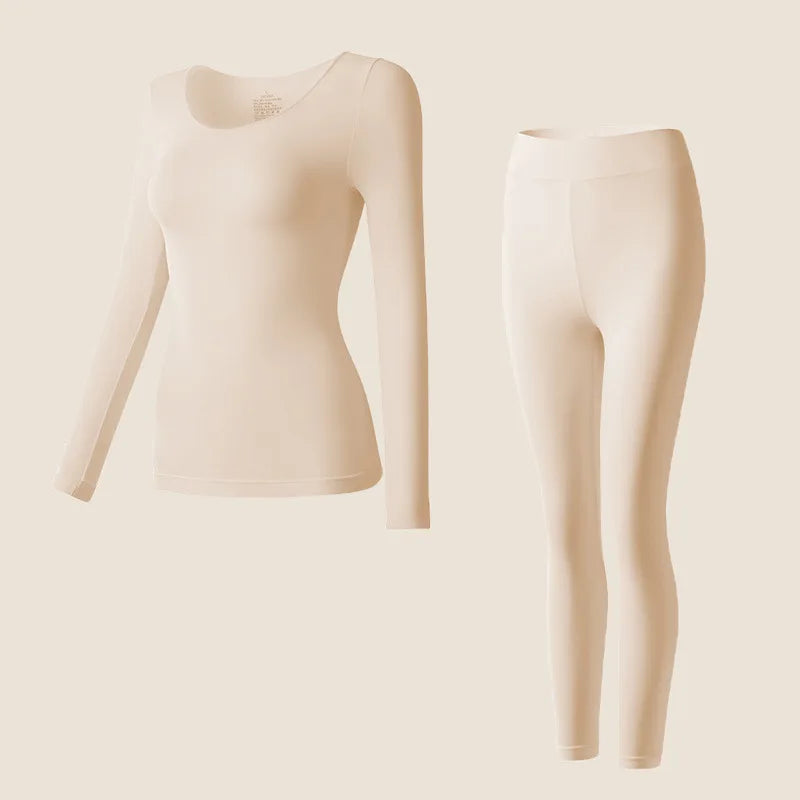 NONECN Womens Thermal Long Sleeve Bottoming Shirt Top