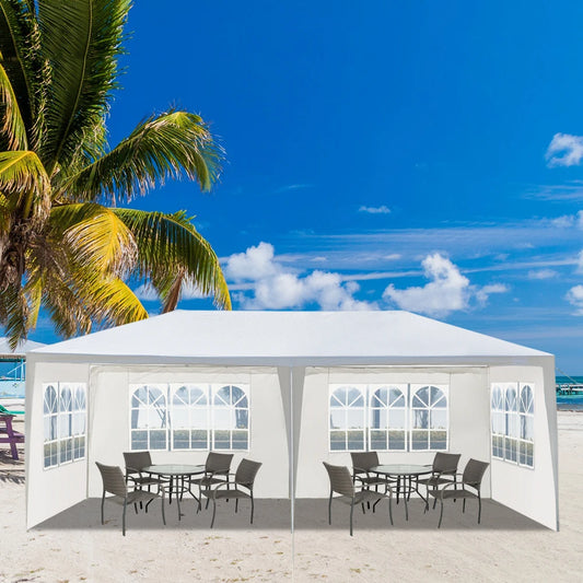 Outdoor Party Tent Waterproof Canopy With Removable Sidewalls Gazebo