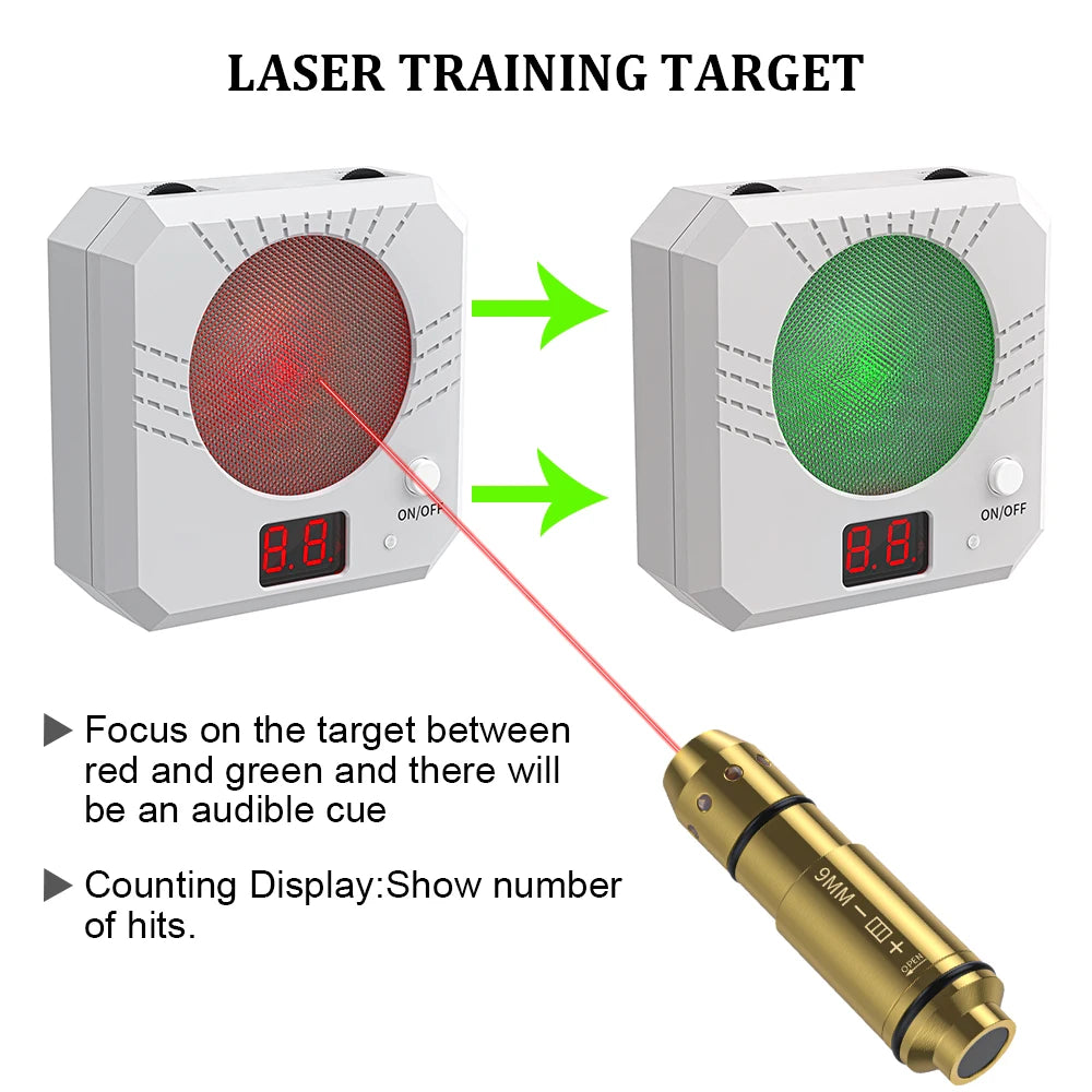 Electronic Infrared Laser Target for Shooting Practice with Sound Effects
