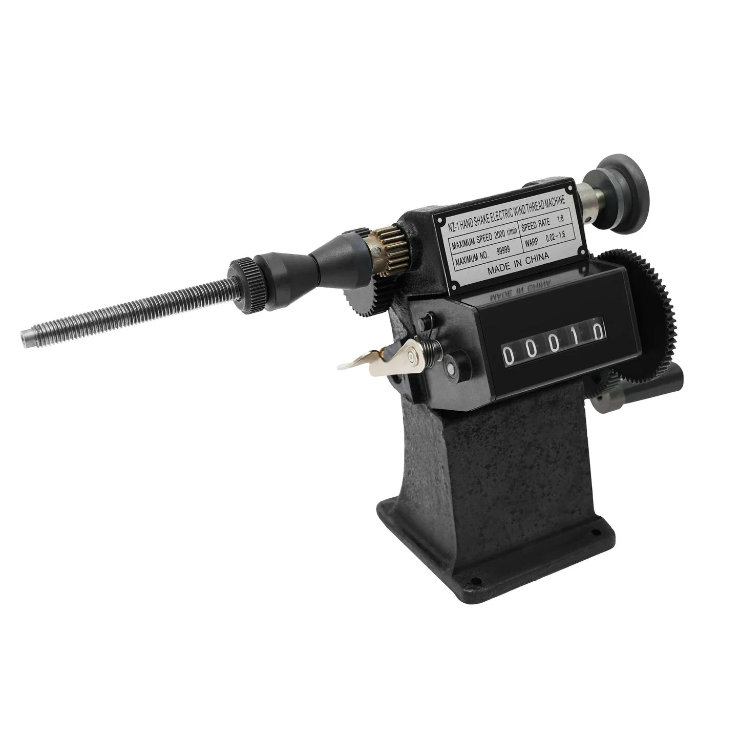 Fishing Line Spooler With Counting Machine Cast Iron Frame