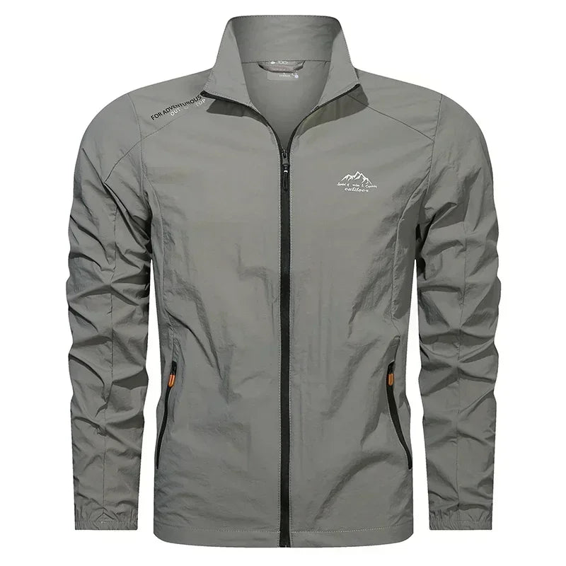 UPF100 Windbreaker For Men Lightweight Breathable Jacket