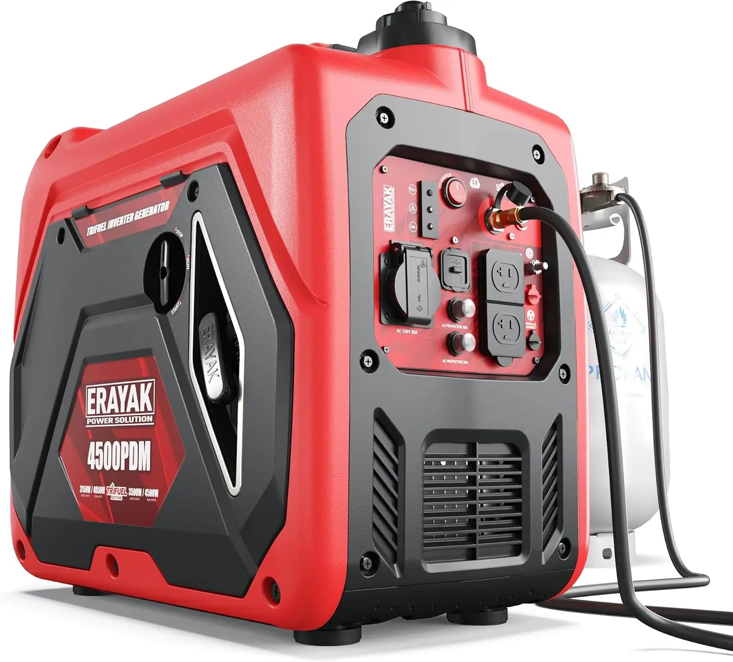 4500W Dual Fuel Portable Inverter Generator for Home and RV