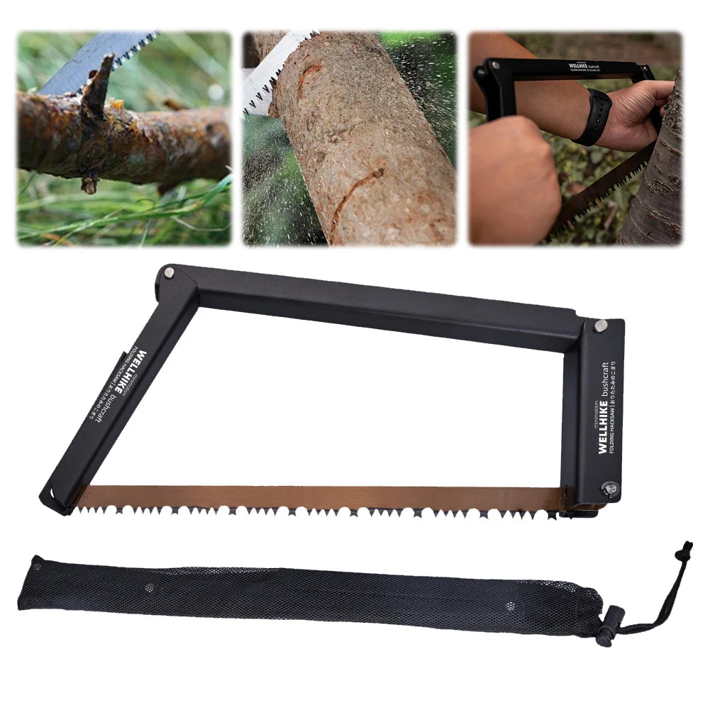 Folding Saw Aluminum Alloy Multifunctional Camping Hand Saw