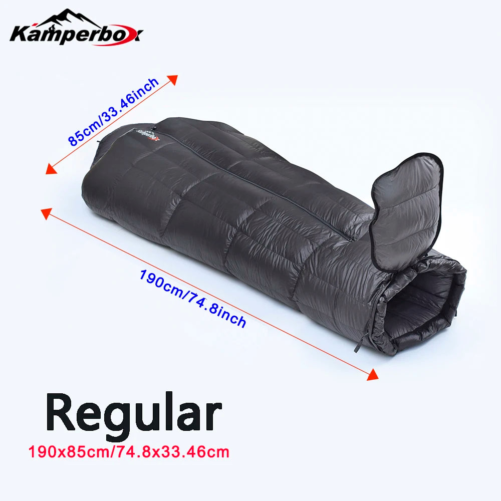 Kamperbox Winter Down Sleeping Bag Ultralight Camping Gear