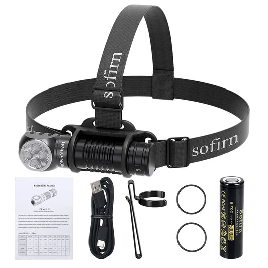 Sofirn HS41 Headlamp 4000LM USB C Rechargeable SST20