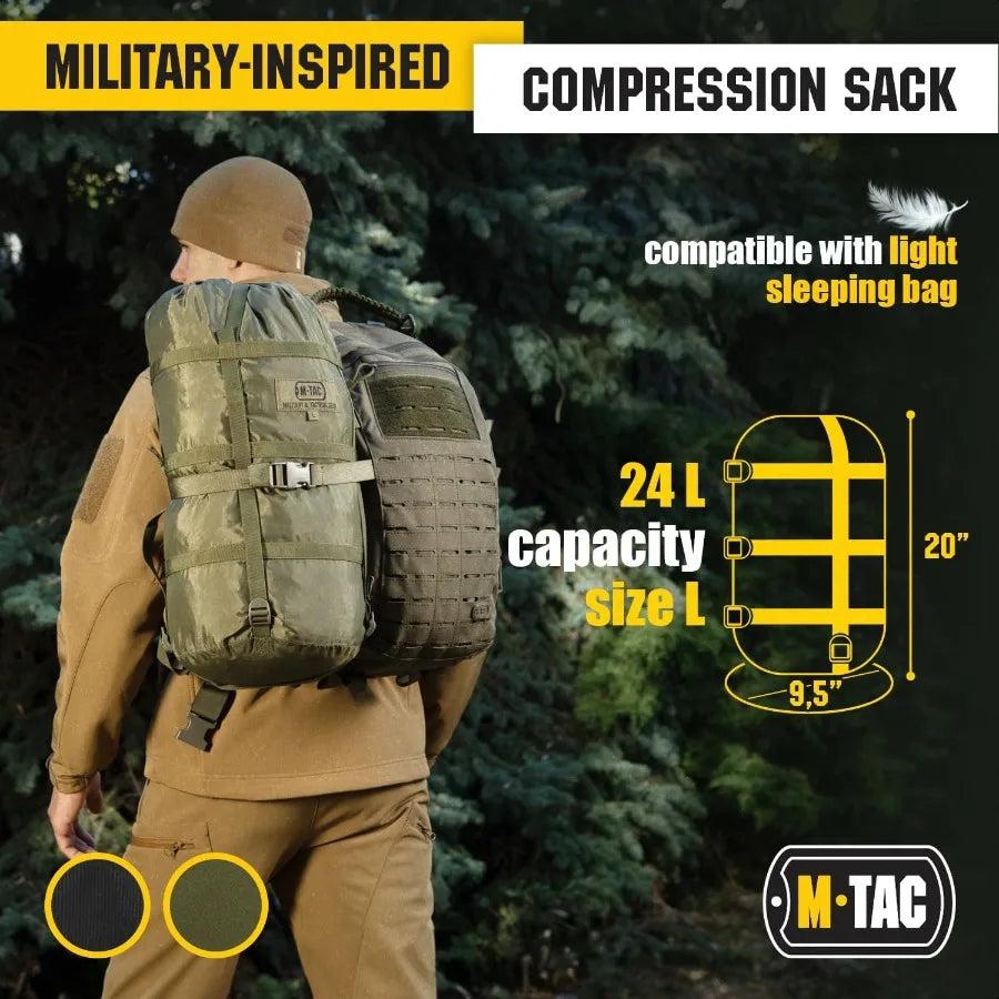 Comprion Stuff Sack For Sleeping Bag Water Resistant Nylon