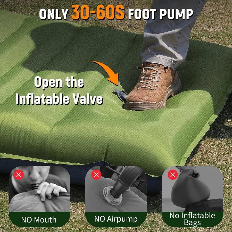 Guangdong Camping Sleeping Pad Ultralight With Pillow