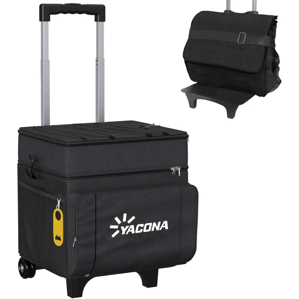 Rolling Cooler with Wheels and Handle 29L Insulated